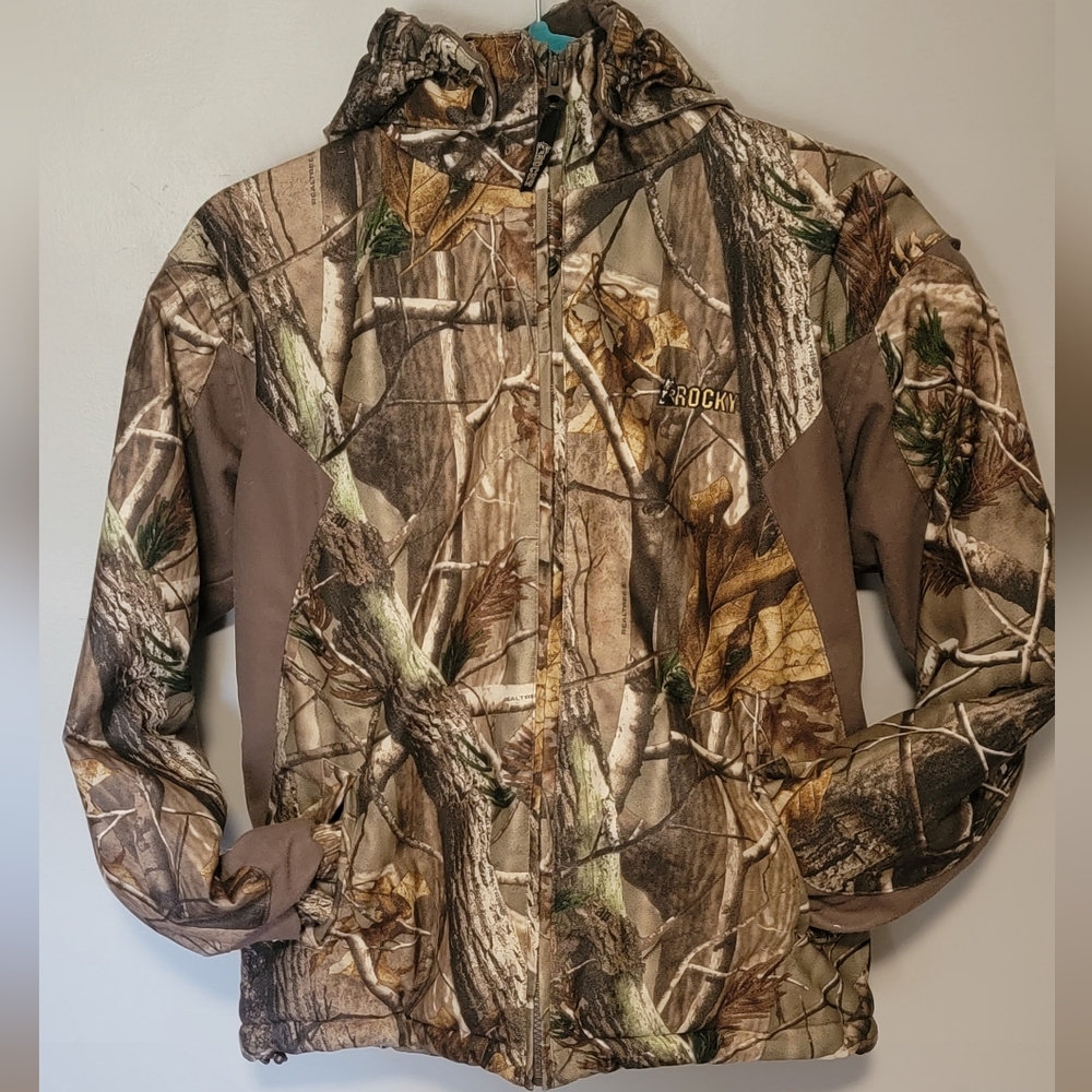 Youth XL Rocky Insulated Camouflage Hunting Coat